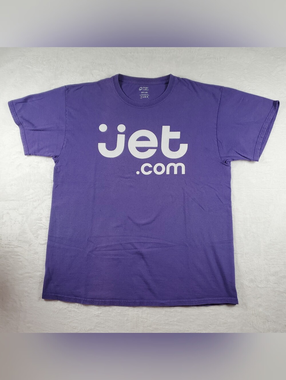 2014 Port & Company Y2k Jet.com T- Shirt Purple Large